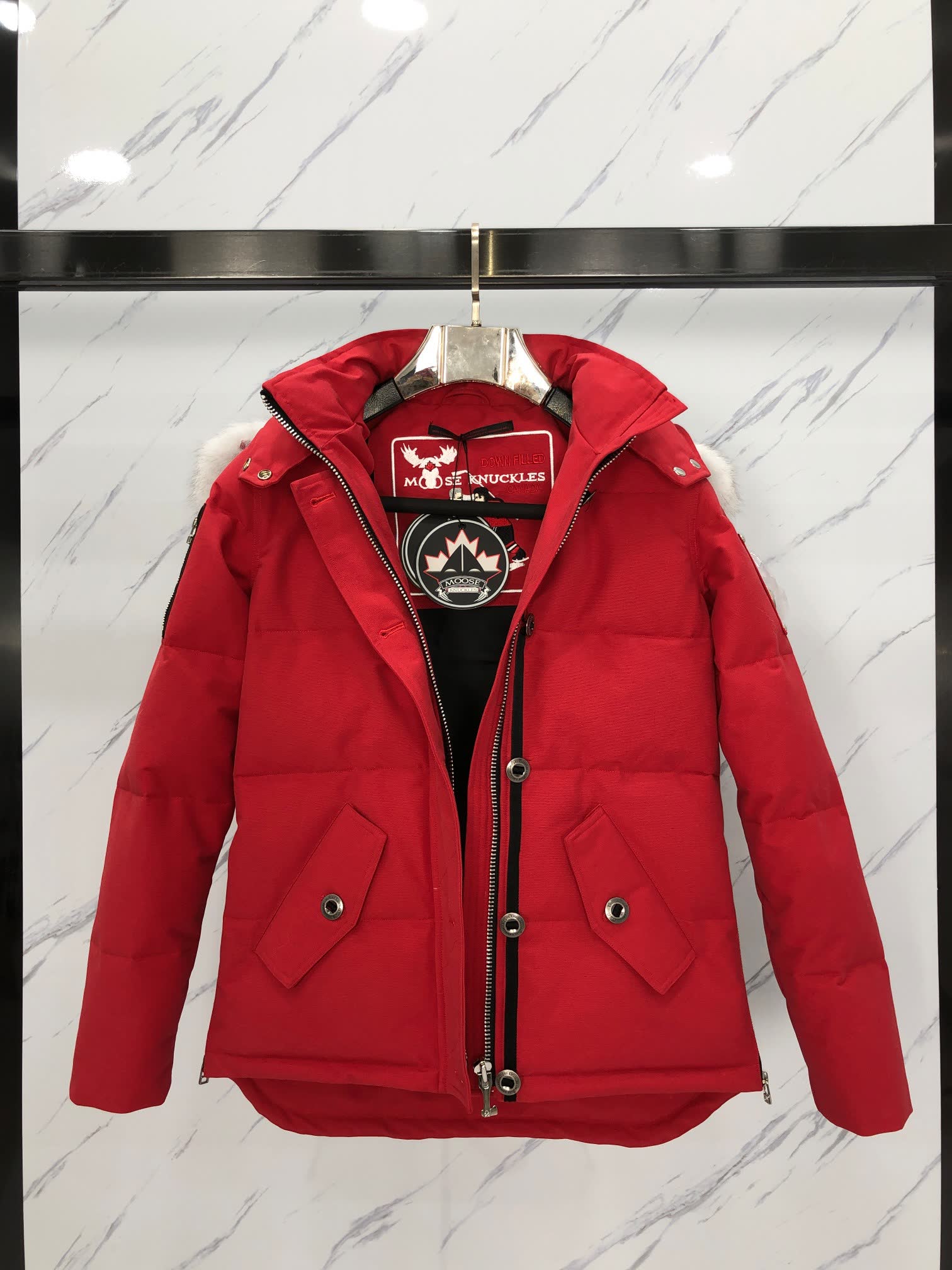 Moose Knuckles Hooded Down Puffer Jacket Moose Knuckles Hooded Down Puffer Jacket